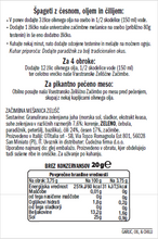 Naložite sliko v pregledovalnik galerije, Omaka za testenine ČESEN, OLJE IN ČILI
